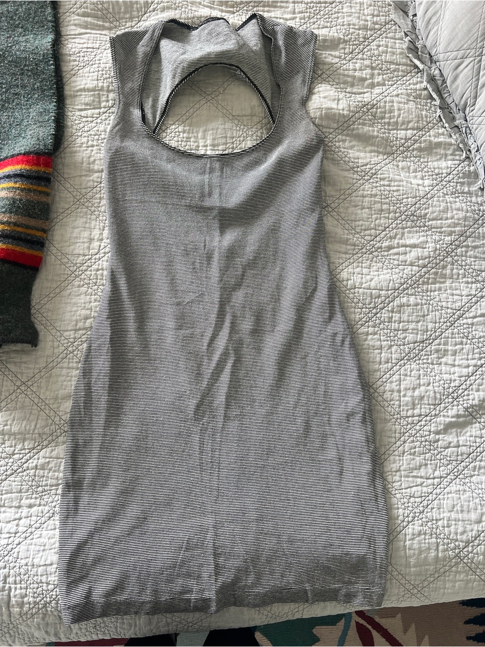 RARE American Apparel cut out tight dress size medium from 2000s Y2K bodycon - Picture 8 of 8